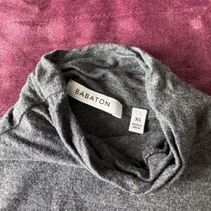Babaton Charcoal Turtleneck Top